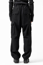 画像をギャラリービューアに読み込む, Y-3 Yohji Yamamoto CLASSIC CARGO PANTS / WOOL FLANNEL (BLACK)