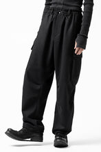 画像をギャラリービューアに読み込む, Y-3 Yohji Yamamoto CLASSIC CARGO PANTS / WOOL FLANNEL (BLACK)
