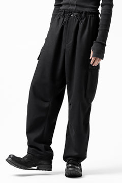 画像をギャラリービューアに読み込む, Y-3 Yohji Yamamoto CLASSIC CARGO PANTS / WOOL FLANNEL (BLACK)