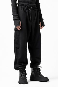 画像をギャラリービューアに読み込む, Y-3 Yohji Yamamoto CLASSIC CARGO PANTS / WOOL FLANNEL (BLACK)