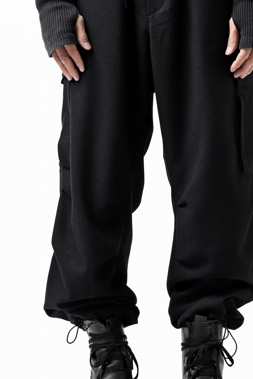画像をギャラリービューアに読み込む, Y-3 Yohji Yamamoto CLASSIC CARGO PANTS / WOOL FLANNEL (BLACK)