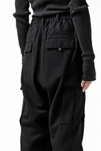 画像をギャラリービューアに読み込む, Y-3 Yohji Yamamoto CLASSIC CARGO PANTS / WOOL FLANNEL (BLACK)