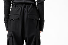 画像をギャラリービューアに読み込む, Y-3 Yohji Yamamoto CLASSIC CARGO PANTS / WOOL FLANNEL (BLACK)