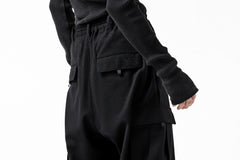 画像をギャラリービューアに読み込む, Y-3 Yohji Yamamoto CLASSIC CARGO PANTS / WOOL FLANNEL (BLACK)