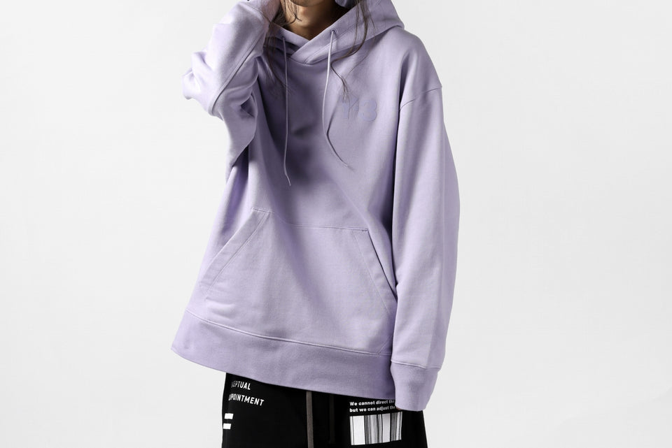 画像をギャラリービューアに読み込む, Y-3 Yohji Yamamoto CLASSIC CHEST LOGO HOODIE PARKA / FRENCH TERRY (ESPOIR)