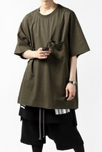 Load image into Gallery viewer, Y-3 Yohji Yamamoto STRINGS POCKET TEE / PAPER JERSEY (KHAKI)