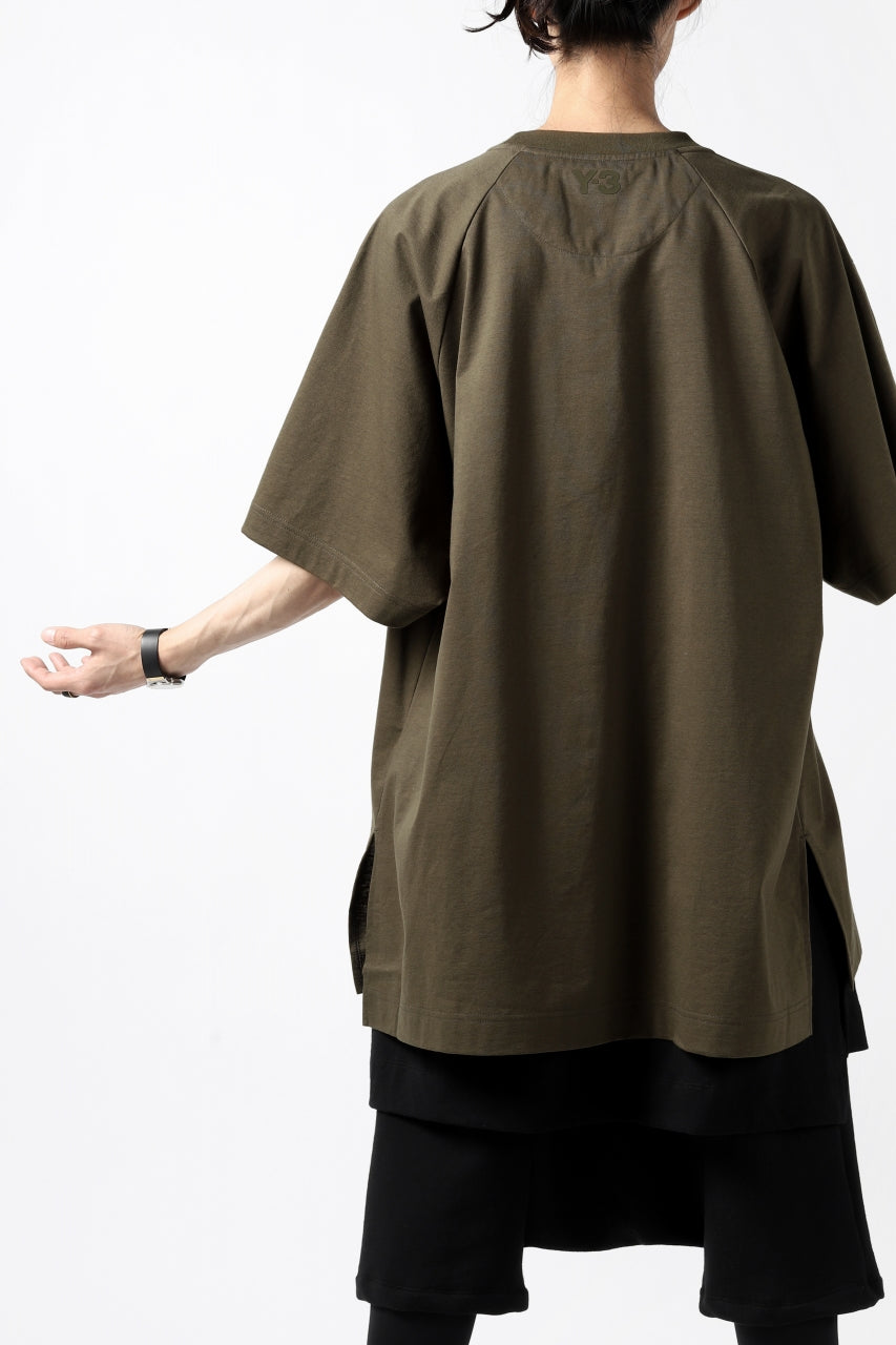 Load image into Gallery viewer, Y-3 Yohji Yamamoto STRINGS POCKET TEE / PAPER JERSEY (KHAKI)