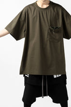 Load image into Gallery viewer, Y-3 Yohji Yamamoto STRINGS POCKET TEE / PAPER JERSEY (KHAKI)