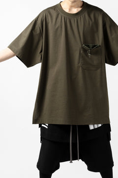 Load image into Gallery viewer, Y-3 Yohji Yamamoto STRINGS POCKET TEE / PAPER JERSEY (KHAKI)