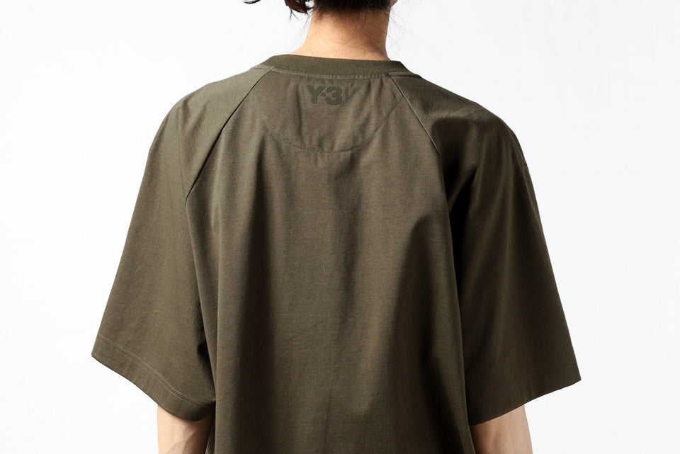 Load image into Gallery viewer, Y-3 Yohji Yamamoto STRINGS POCKET TEE / PAPER JERSEY (KHAKI)