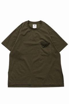 Load image into Gallery viewer, Y-3 Yohji Yamamoto STRINGS POCKET TEE / PAPER JERSEY (KHAKI)