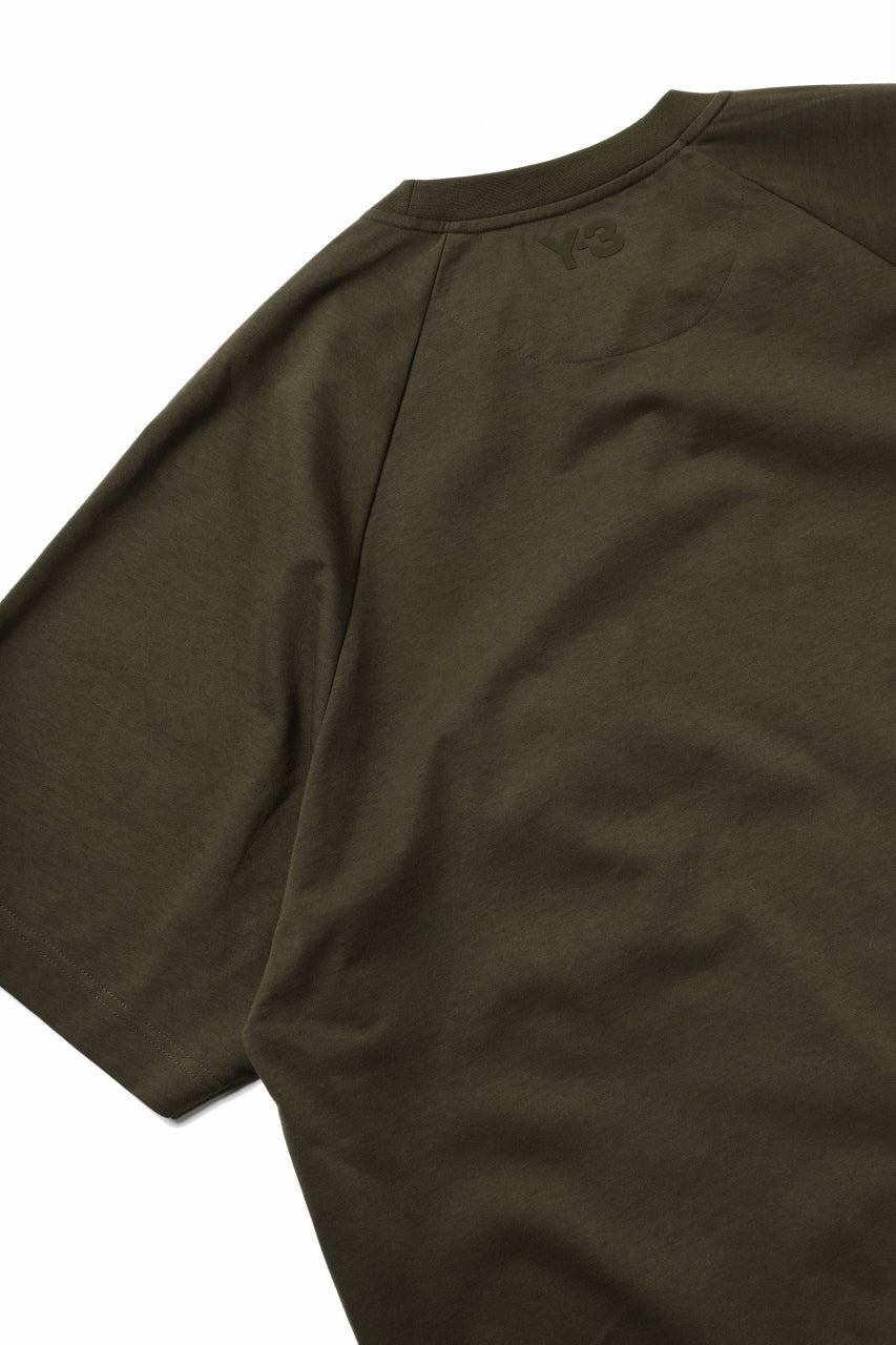 Load image into Gallery viewer, Y-3 Yohji Yamamoto STRINGS POCKET TEE / PAPER JERSEY (KHAKI)