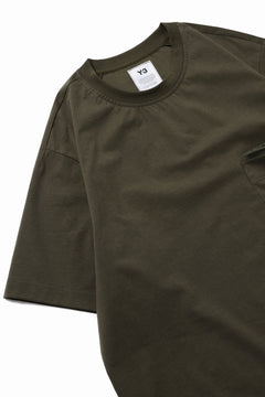 Load image into Gallery viewer, Y-3 Yohji Yamamoto STRINGS POCKET TEE / PAPER JERSEY (KHAKI)