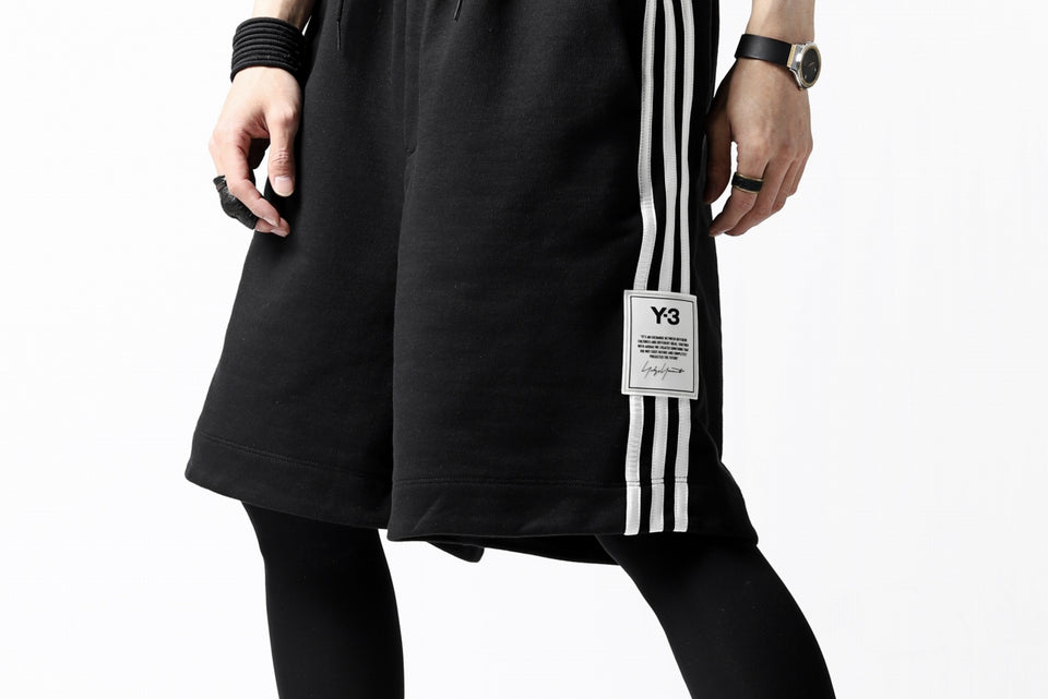 画像をギャラリービューアに読み込む, Y-3 Yohji Yamamoto 3-STP SHORTS / FRENCH TERRY (BLACK)