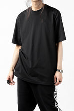 画像をギャラリービューアに読み込む, Y-3 Yohji Yamamoto 3-STP SHORT SLEEVE TEE / COTTON JERSEY (BLACK)