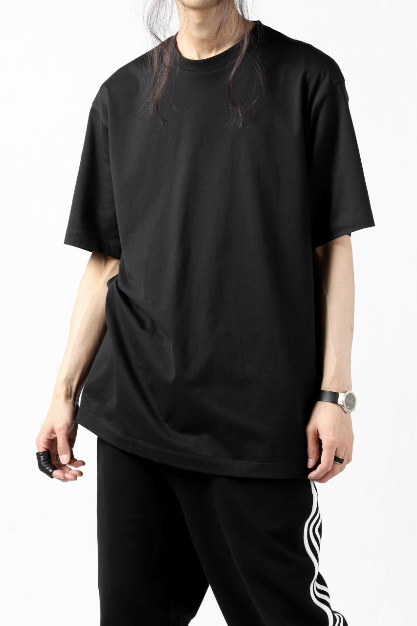 画像をギャラリービューアに読み込む, Y-3 Yohji Yamamoto 3-STP SHORT SLEEVE TEE / COTTON JERSEY (BLACK)