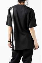 画像をギャラリービューアに読み込む, Y-3 Yohji Yamamoto 3-STP SHORT SLEEVE TEE / COTTON JERSEY (BLACK)