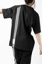 画像をギャラリービューアに読み込む, Y-3 Yohji Yamamoto 3-STP SHORT SLEEVE TEE / COTTON JERSEY (BLACK)