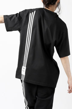画像をギャラリービューアに読み込む, Y-3 Yohji Yamamoto 3-STP SHORT SLEEVE TEE / COTTON JERSEY (BLACK)