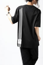 画像をギャラリービューアに読み込む, Y-3 Yohji Yamamoto 3-STP SHORT SLEEVE TEE / COTTON JERSEY (BLACK)