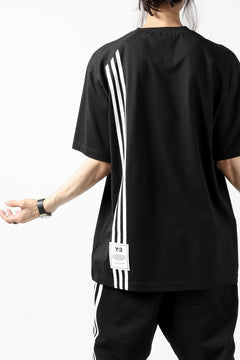 画像をギャラリービューアに読み込む, Y-3 Yohji Yamamoto 3-STP SHORT SLEEVE TEE / COTTON JERSEY (BLACK)