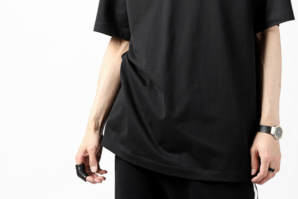 画像をギャラリービューアに読み込む, Y-3 Yohji Yamamoto 3-STP SHORT SLEEVE TEE / COTTON JERSEY (BLACK)