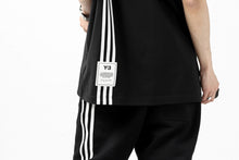 画像をギャラリービューアに読み込む, Y-3 Yohji Yamamoto 3-STP SHORT SLEEVE TEE / COTTON JERSEY (BLACK)