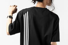 画像をギャラリービューアに読み込む, Y-3 Yohji Yamamoto 3-STP SHORT SLEEVE TEE / COTTON JERSEY (BLACK)