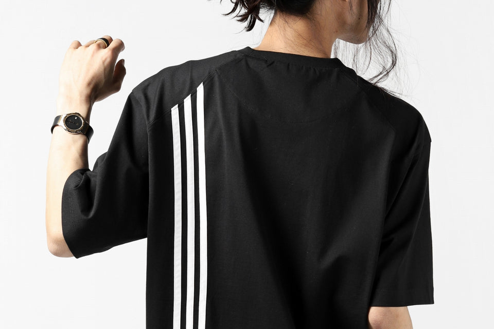 画像をギャラリービューアに読み込む, Y-3 Yohji Yamamoto 3-STP SHORT SLEEVE TEE / COTTON JERSEY (BLACK)