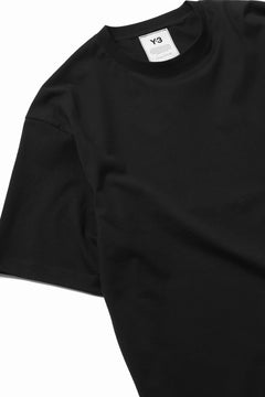 画像をギャラリービューアに読み込む, Y-3 Yohji Yamamoto 3-STP SHORT SLEEVE TEE / COTTON JERSEY (BLACK)