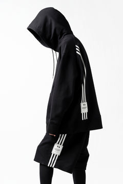 画像をギャラリービューアに読み込む, Y-3 Yohji Yamamoto 3-STP HOODIE PARKA / FRENCH TERRY (BLACK)