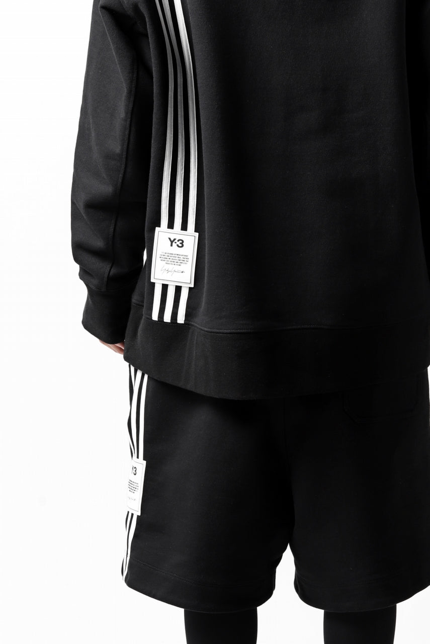 画像をギャラリービューアに読み込む, Y-3 Yohji Yamamoto 3-STP HOODIE PARKA / FRENCH TERRY (BLACK)