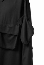 画像をギャラリービューアに読み込む, Y's BANG ON! No.168 WOOL VIYELLA DETACHABLE COLLAR SHIRTS (BLACK)