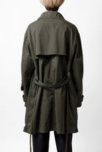 Load image into Gallery viewer, Y's BANG ON! No.186 SEMI DOUBLE HALF COAT / T/C TWILL (KHAKI)