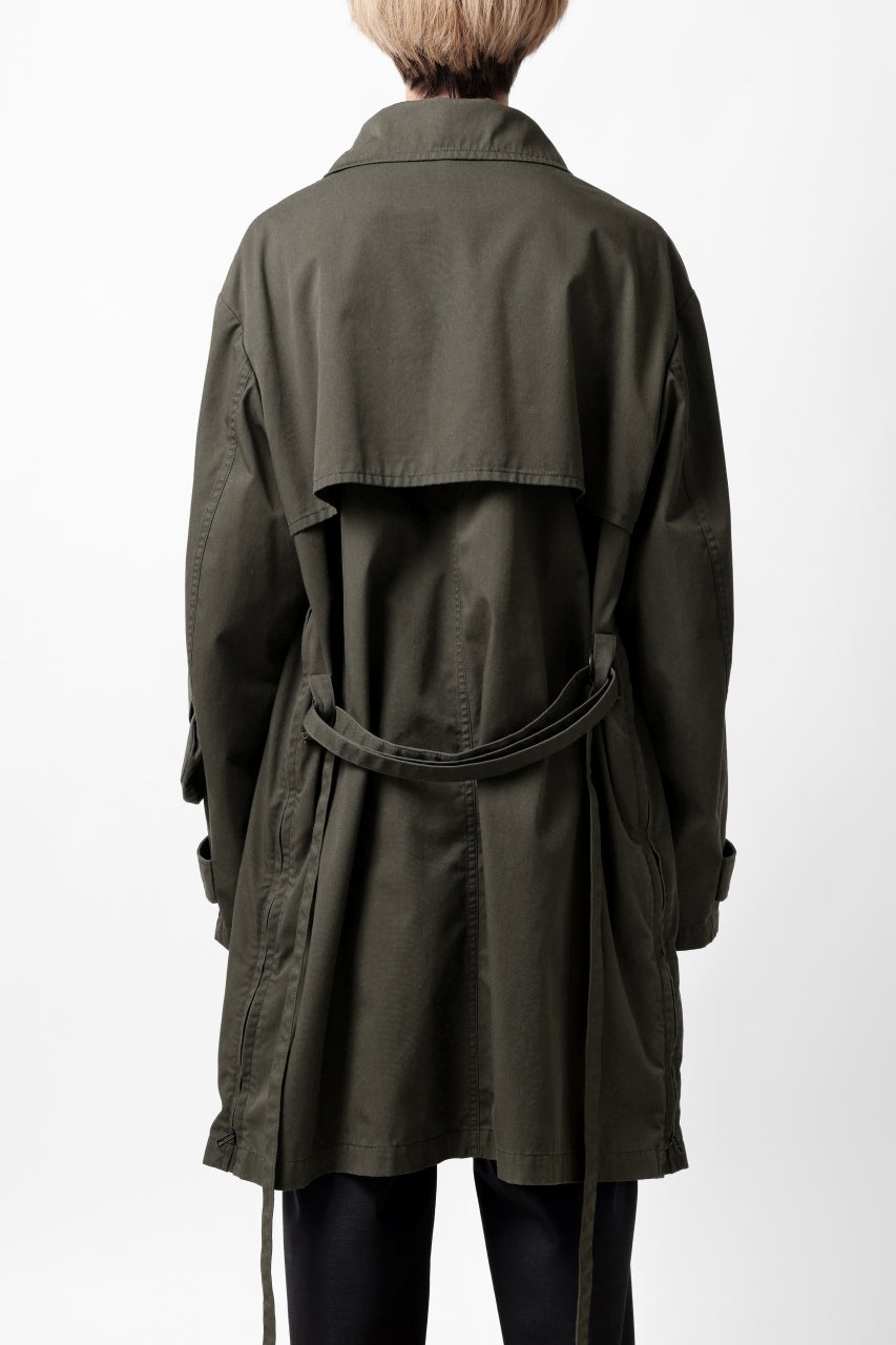 Load image into Gallery viewer, Y's BANG ON! No.186 SEMI DOUBLE HALF COAT / T/C TWILL (KHAKI)