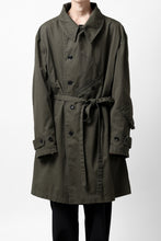 Load image into Gallery viewer, Y's BANG ON! No.186 SEMI DOUBLE HALF COAT / T/C TWILL (KHAKI)