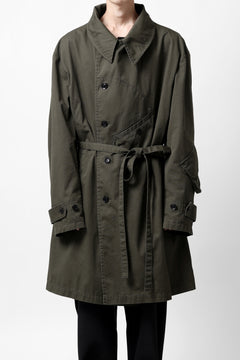 Load image into Gallery viewer, Y's BANG ON! No.186 SEMI DOUBLE HALF COAT / T/C TWILL (KHAKI)