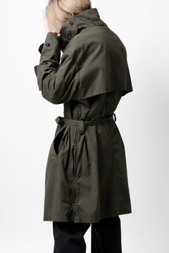 Load image into Gallery viewer, Y's BANG ON! No.186 SEMI DOUBLE HALF COAT / T/C TWILL (KHAKI)