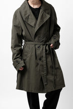 Load image into Gallery viewer, Y's BANG ON! No.186 SEMI DOUBLE HALF COAT / T/C TWILL (KHAKI)