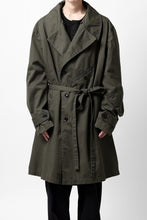 Load image into Gallery viewer, Y's BANG ON! No.186 SEMI DOUBLE HALF COAT / T/C TWILL (KHAKI)