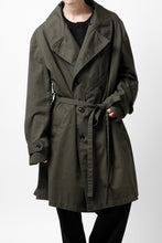 Load image into Gallery viewer, Y's BANG ON! No.186 SEMI DOUBLE HALF COAT / T/C TWILL (KHAKI)