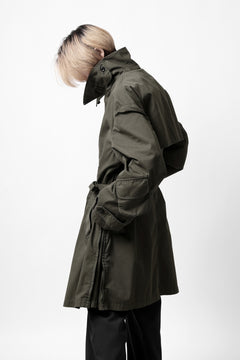 Load image into Gallery viewer, Y's BANG ON! No.186 SEMI DOUBLE HALF COAT / T/C TWILL (KHAKI)