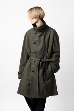 Load image into Gallery viewer, Y's BANG ON! No.186 SEMI DOUBLE HALF COAT / T/C TWILL (KHAKI)