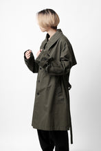 Load image into Gallery viewer, Y's BANG ON! No.186 SEMI DOUBLE HALF COAT / T/C TWILL (KHAKI)