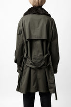 Load image into Gallery viewer, Y's BANG ON! No.186 SEMI DOUBLE HALF COAT / T/C TWILL (KHAKI)