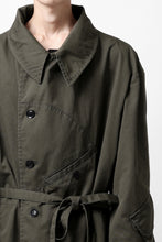 Load image into Gallery viewer, Y's BANG ON! No.186 SEMI DOUBLE HALF COAT / T/C TWILL (KHAKI)