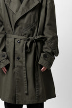Load image into Gallery viewer, Y's BANG ON! No.186 SEMI DOUBLE HALF COAT / T/C TWILL (KHAKI)