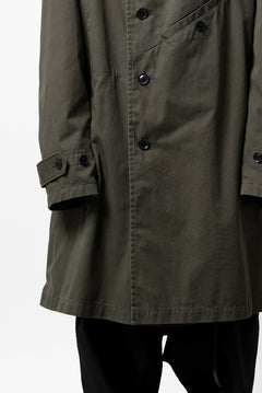 Load image into Gallery viewer, Y's BANG ON! No.186 SEMI DOUBLE HALF COAT / T/C TWILL (KHAKI)