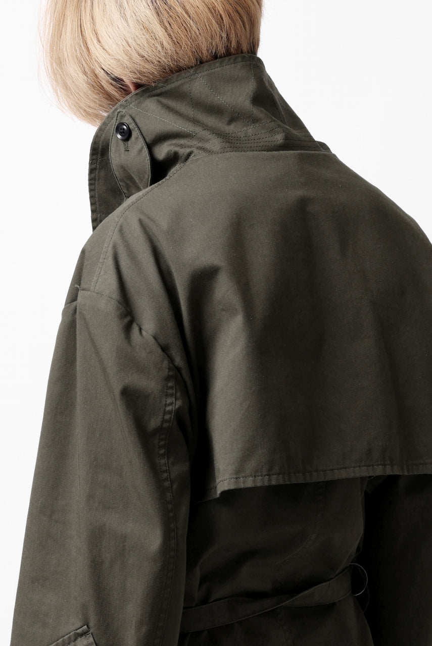 Load image into Gallery viewer, Y's BANG ON! No.186 SEMI DOUBLE HALF COAT / T/C TWILL (KHAKI)