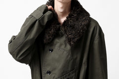 Load image into Gallery viewer, Y's BANG ON! No.186 SEMI DOUBLE HALF COAT / T/C TWILL (KHAKI)